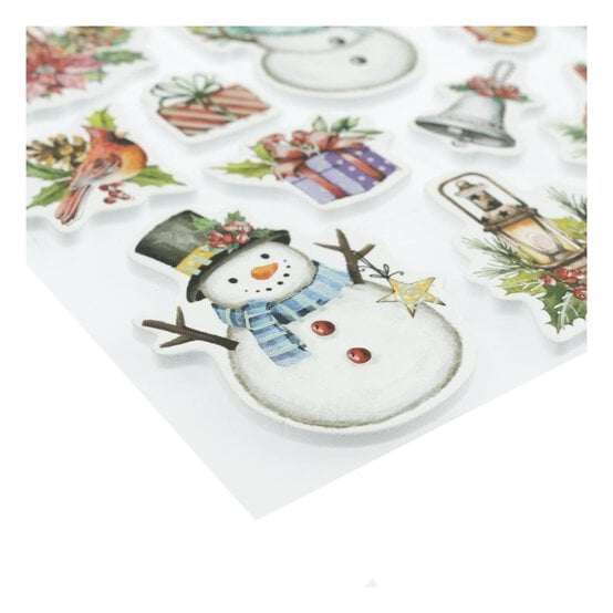 Traditional Snowmen Foam Stickers image number 3