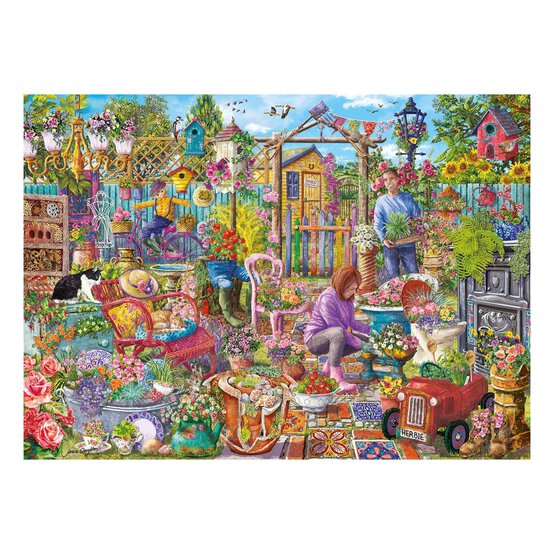 Gibsons Upcycled Garden Jigsaw Puzzle 1000 Pieces image number 4