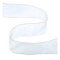 Silver Wire Edge Organza Ribbon 63mm x 3m image number 1