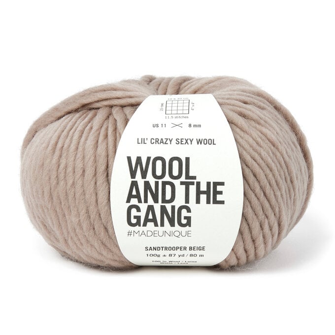 Wool and the Gang Sandtrooper Beige Lil’ Crazy Sexy Wool 100g image number 1
