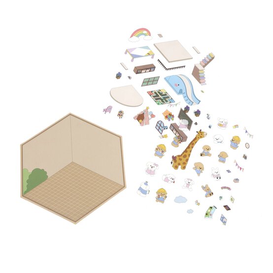 Mini Puppy Playgroup Scene Stickers image number 4