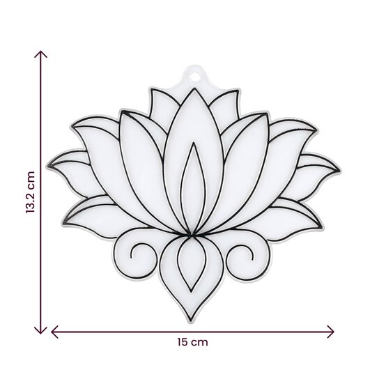 Lotus Plastic Suncatcher image number 6