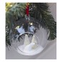 Round Fillable Glass Bauble 8cm image number 2