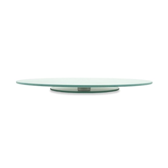 Whisk Glass Rotating Serving Plate 11 Inches image number 3