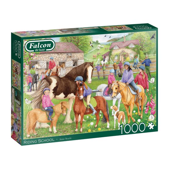 Falcon Riding School Jigsaw Puzzle 1000 Pieces image number 1