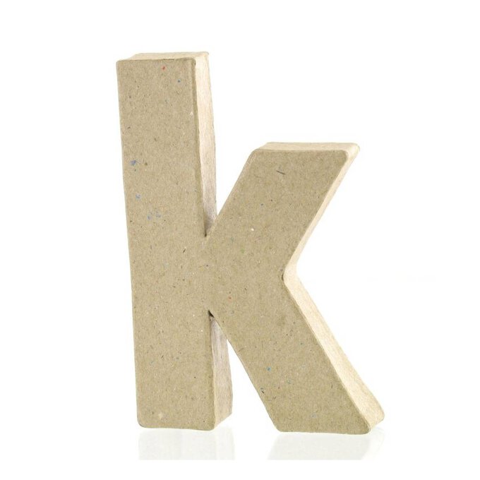 Lowercase Mini Mache Letter K image number 1