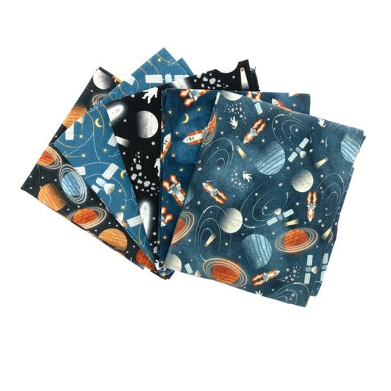 Cosmic Voyager Cotton Fat Quarters 5 Pack image number 1