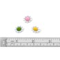 Trimits Pastel Daisy Craft Buttons 7 Pieces image number 3