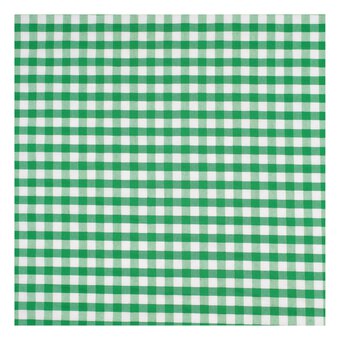 Emerald 1/4 Gingham Fabric by the Metre