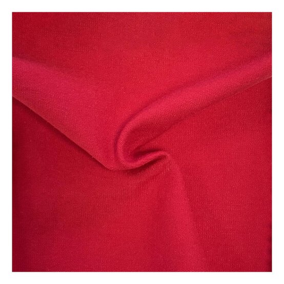 Red Cotton Spandex Jersey Fabric by the Metre image number 1