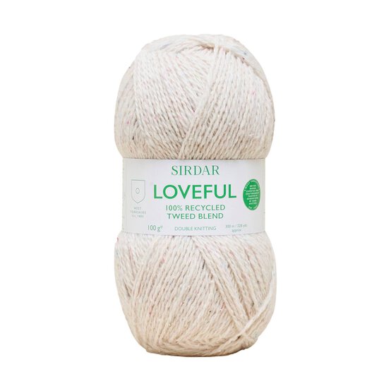 Sirdar Birch Loveful 100% Recycled Tweed Blend 100g  image number 1