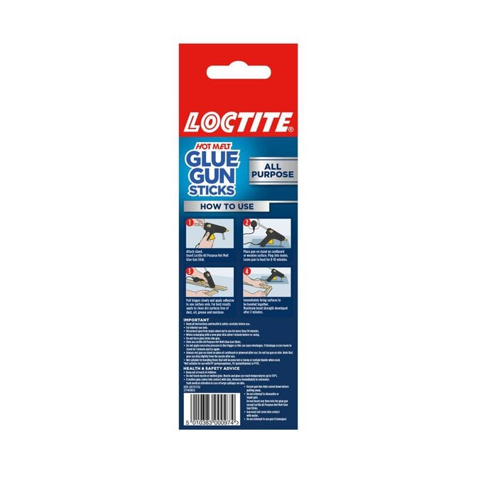 Loctite Adhesive Hot Melt Glue Gun Sticks 6 Pack image number 1
