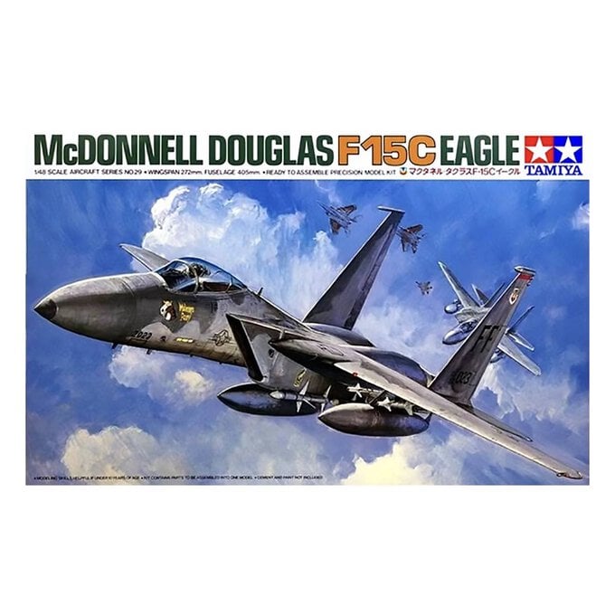 Tamiya McDonnell Douglas F15C Eagle Model Kit 1:48 image number 1