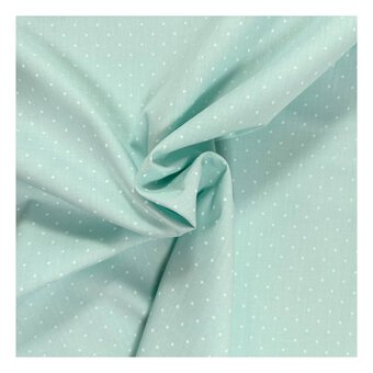 Green Lacquer Spot Polycotton Fabric by the Metre