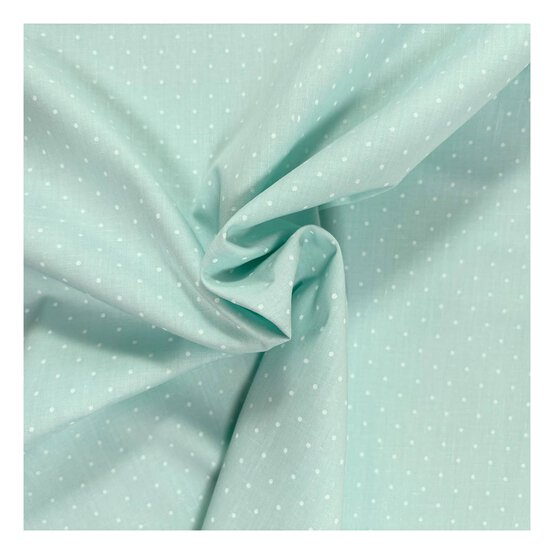 Green Lacquer Spot Polycotton Fabric by the Metre image number 1