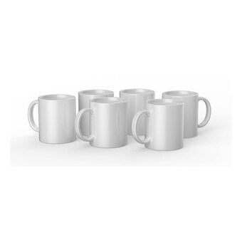Cricut Ceramic Mug Blank 340ml 6 Pack