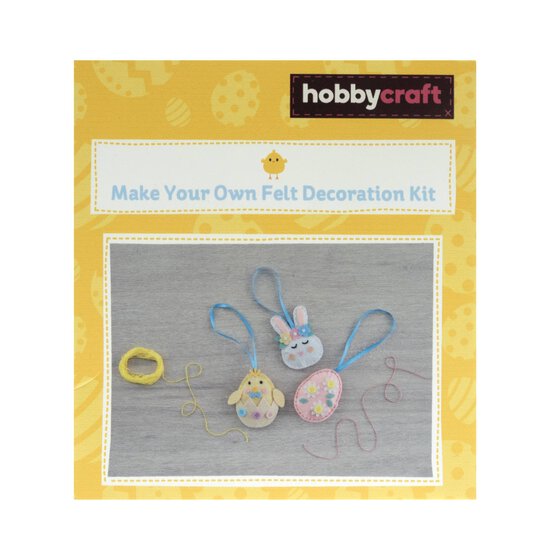 Make Your Own Felt Decorations Kit 3 Pack image number 3