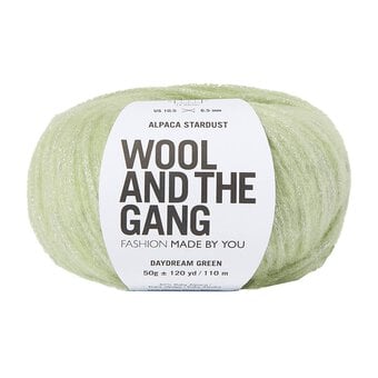 Wool and the Gang Daydream Green Alpaca Stardust 50g 