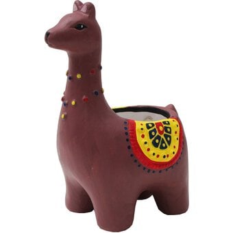 Paint Your Own Llama Ceramic Pot image number 3