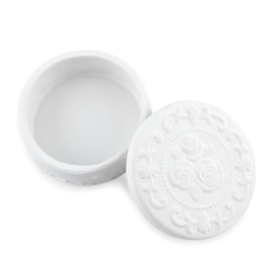 Paint Your Own Round Jewellery Box 11cm x 6cm image number 5