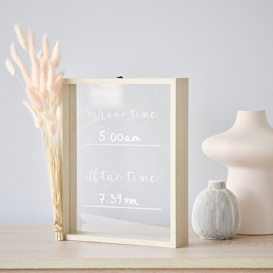 Cricut: How to Make a Ramadan Fast Timings Calendar image number 1