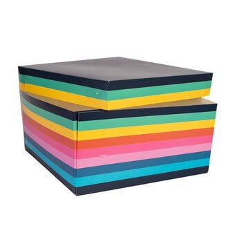 Rainbow Cake Box 12 Inches image number 2