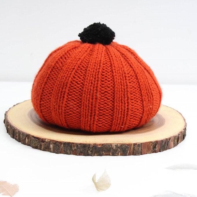 How to Make a Knitted Pumpkin image number 1