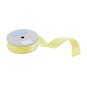 Trimits Lemon Double-Faced Satin Ribbon by the Metre 25mm image number 1