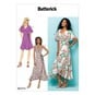 Butterick Wrap Dress Sewing Pattern B6554 (6-14) image number 1