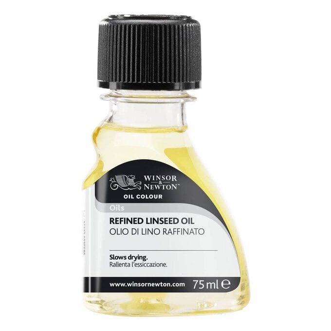 Winsor & Newton Refined Linseed Oil 75ml image number 1