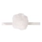 White Faux Fur Pom Pom 6cm image number 2