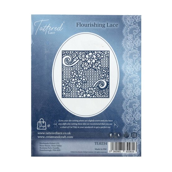 Tattered Lace Flourishing Lace Die Set 2 Pieces image number 2