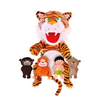 Fiesta Crafts Jungle Book Hand and Finger Puppets