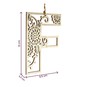 Wooden Filigree Hanging Letter F 12cm image number 4