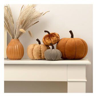 Orange Sparkle Velvet Pumpkin 3 Pack Bundle