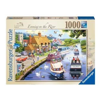 Ravensburger Evening on the River Jigsaw Puzzle 1000 Pieces