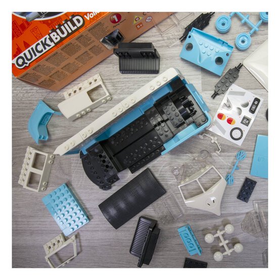 Airfix Quickbuild Blue Volkswagen Campervan Model Kit image number 3