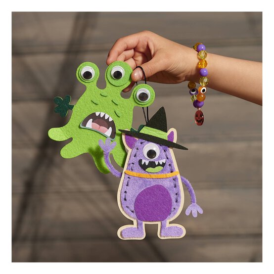 Make Your Own Felt Monsters Kit 12 Pack  image number 3