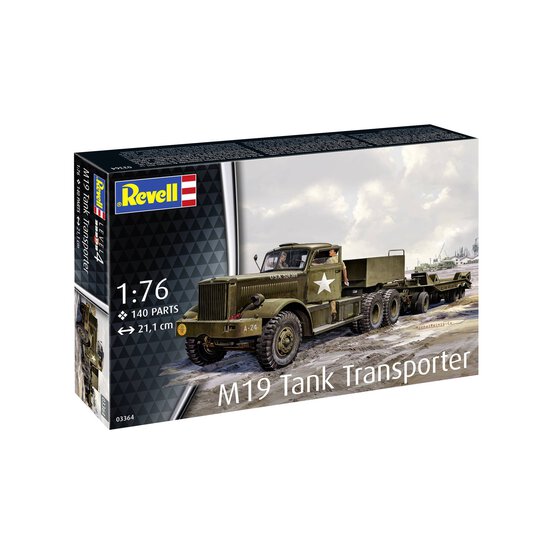 Revell M19 Tank Transporter Model Kit 1:76 image number 1