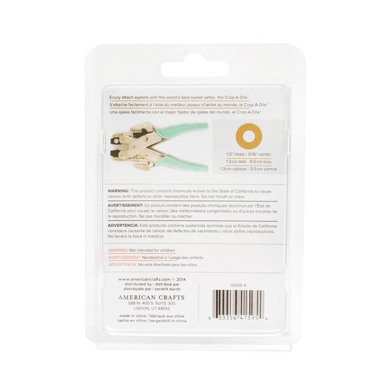 We R Makers Warm Metal Wide Eyelets 40 Pack  image number 2