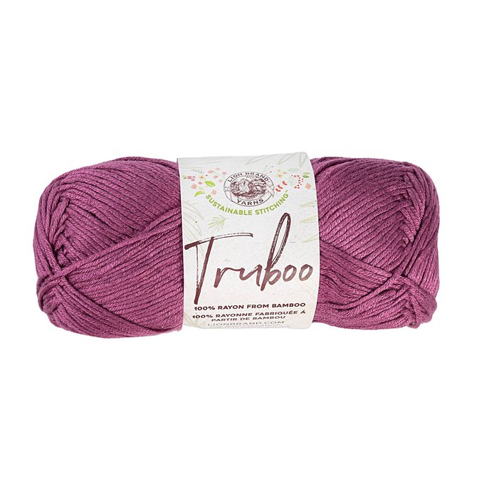 Lion Brand Mulberry Truboo Yarn 100g Hobbycraft
