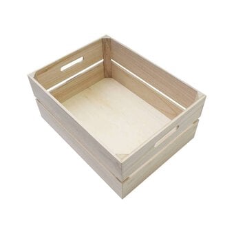 Natural Wooden Crate 72 Pack Bundle
