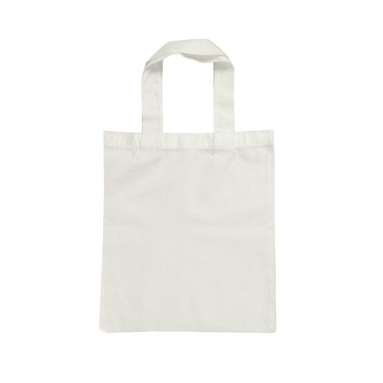 White Canvas Tote Bag 33cm x 38cm image number 1