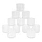 Clear Textured Tea Light Holders 12 Pack image number 1