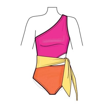 New Look Women's Swimsuit and Skirt Sewing Pattern 6734 (8-20) image number 3