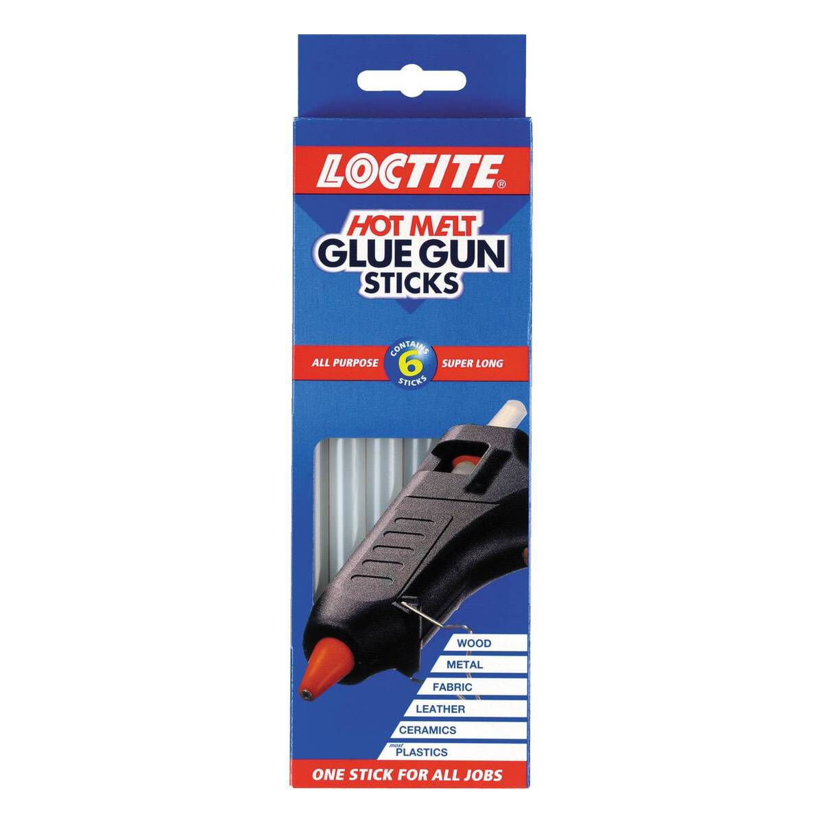 Loctite Adhesive Hot Melt Glue Gun Sticks 6 Pack Hobbycraft