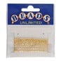 Beads Unlimited Gold Plated Trace Chain 2mm x 1m image number 1