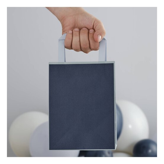 Ginger Ray Navy Blue Paper Party Bags 5 Pack image number 2