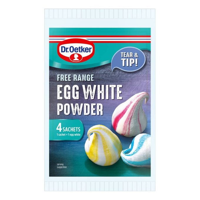 Dr. Oetker Free Range Egg White Powder Sachets 4 Pack image number 1
