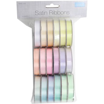 Pastel Mixed Ribbons 2m 18 Pack image number 3